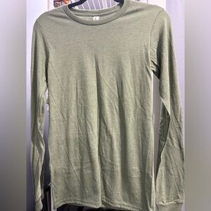 Light Sage Green Long Sleeve Tee